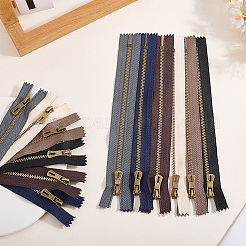 12Pcs 6 Colors Nylon Zipper Fastener&nbsp;FIND-GF0008-20B