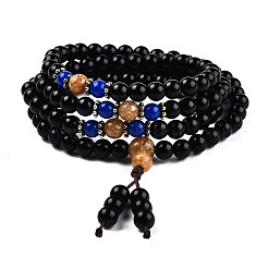 3-Loop Wrap Style Buddhist Jewelry&nbsp;BJEW-S140-15A