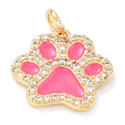 Real 18K Gold Plated Brass Micro Pave Cubic Zirconia Charms&nbsp;ZIRC-L100-085G-07