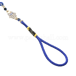 3Pcs Alloy Resin Evil Eye Pendant Decorations&nbsp;HJEW-FS00039
