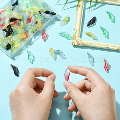 100Pcs Transparent Glass Pendants&nbsp;GLAA-CJ0002-63
