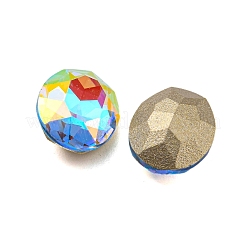 Glass Rhinestone Cabochons&nbsp;RGLA-M017-L01-202ST