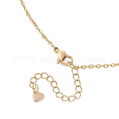 Alloy Bowknot Heart Locket Pendant 304 Stainless Steel Cable Chain Necklaces for Women&nbsp;NJEW-JN05904