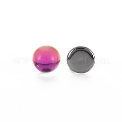 Transparent K9 Glass Cabochons&nbsp;GGLA-S053-8mm-111