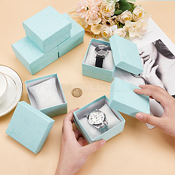 Cardboard Jewelry Watch Storage Gift Box&nbsp;CON-WH0092-67C