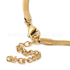 Ion Plating(IP) 304 Stainless Steel Herringbone Chain Bracelet for Men Women&nbsp;BJEW-Q998-01G