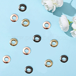 12Pcs 3 Colors Alloy Grommet Eyelet Findings&nbsp;FIND-GF0008-38