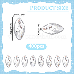 400Pcs Imitation Taiwan Acrylic Rhinestone Cabochons&nbsp;GACR-HY0001-01