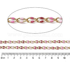 Ion Plating(IP) 304 Stainless Steel Enamel Link Chain&nbsp;CHS-H027-01G-03