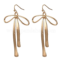 Alloy Bowknot Dangle Earrings for Women&nbsp;EJEW-U028-06G