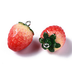 Opaque Resin Pendants&nbsp;X-RESI-S356-063