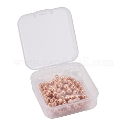 200Pcs 4 Size Brass Spacer Beads&nbsp;KK-LS0001-13RG