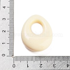 Opaque Resin Pendants&nbsp;RESI-E058-02B