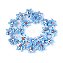 Handmade Porcelain Beads Strands&nbsp;PORC-N008-10B