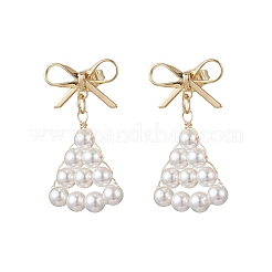 Brass Dangle Stud Earrings&nbsp;EJEW-TA00793