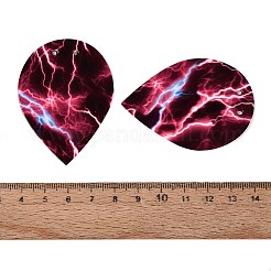 PU Leather Big Pendants&nbsp;FIND-T020-012D