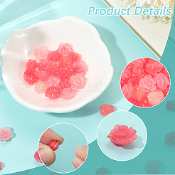 60Pcs 3 Styles Synthetic Coral Carved Beads&nbsp;CORA-SC0001-08