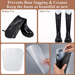 Plastic Boot Shaper Form Inserts&nbsp;DIY-CY0003-33A-01