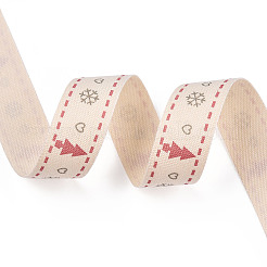 Single Face Printed Cotton Ribbons&nbsp;SRIB-T009-01C