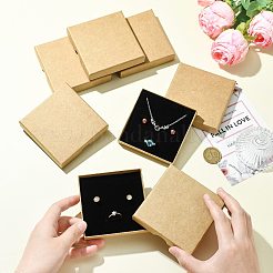 6Pcs Cardboard Paper Jewelry Boxes&nbsp;TH-FS1F4C-01B
