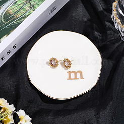 Round Ceramic Jewelry Dish&nbsp;AJEW-WH20067-023B