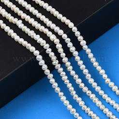 Natural Cultured Freshwater Pearl Beads Strands&nbsp;PEAR-N013-02D