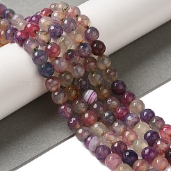 Dyed & Heated Natural Dragon Veins Agate Beads Strands&nbsp;G-P539-A01-01
