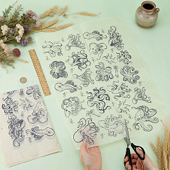 Paper Ceramic Decals&nbsp;DIY-WH0759-24H