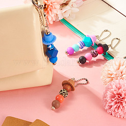 Silicone Bead Pendant Decoration&nbsp;HJEW-TA00189