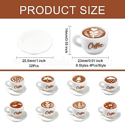 64Pcs 9 Styles Miniature Ornaments&nbsp;DJEW-CJ0001-28