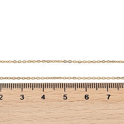 304 Stainless Steel Cable Chain Necklaces&nbsp;X-NJEW-M151-24G