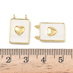 Brass Enamel Pendants&nbsp;KK-L256-34G-01