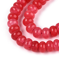 Dyed Natural White Jade Beads Strands&nbsp;X-G-T139-59A-05