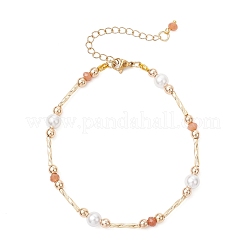 Dyed Natural Malaysia Jade Beaded Bracelets for Women&nbsp;BJEW-JB12028-03
