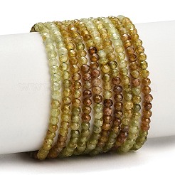 Natural Green Garnet Beads Strands&nbsp;GG-CBA77FB-B11-3mm