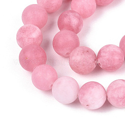 Natural White Jade Bead Strands&nbsp;X-G-R297-8mm-31