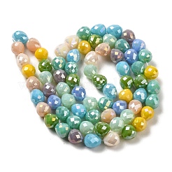 Electroplate Glass Beads Strands&nbsp;GLAA-Q098-D01-01