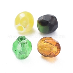 Fire-polished Czech Glass Beads&nbsp;LAMP-D180-16B-03