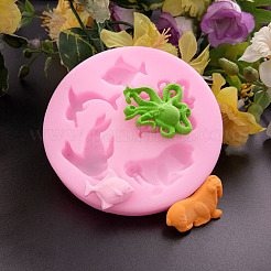 Marine Animals Shape DIY Food Grade Silicone Molds&nbsp;AJEW-P046-19