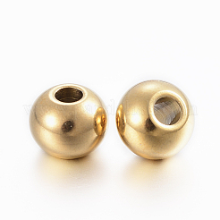 Ion Plating(IP) 304 Stainless Steel Beads&nbsp;STAS-H394-06G