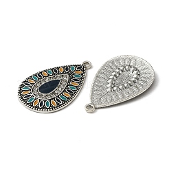 Alloy Enamel Pendants&nbsp;ENAM-WH0054-35B
