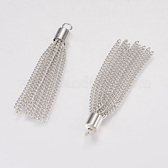 Iron Chain Tassel Pendants&nbsp;IFIN-F144-09P