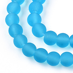 Transparent Glass Beads Strands&nbsp;GLAA-T032-T4mm-MD06