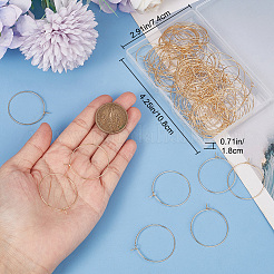 100Pcs 316 Surgical Stainless Steel Wine Glass Charms Rings&nbsp;STAS-BBC0003-17B