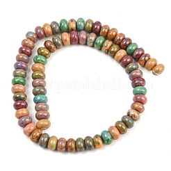 Painted Glass Beads Strands&nbsp;GLAA-F133-06A