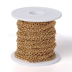 PVD Vacuum Plating 304 Stainless Steel Rolo Chains&nbsp;CHS-I001-08