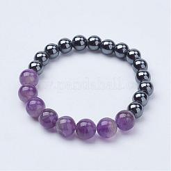 Natural Gemstone Stretch Bracelets&nbsp;BJEW-JB02836