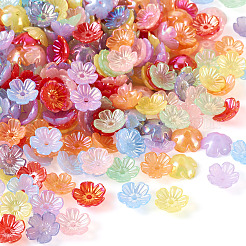 280Pcs 8 Colors Acrylic Bead Caps&nbsp;MACR-TA0001-63