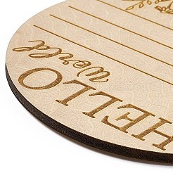 Wooden Hello World Baby Photo Props&nbsp;LS-WOOD-D023-02