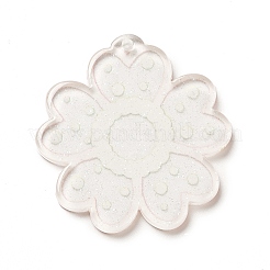 Transparent Printed Acrylic Pendants&nbsp;OACR-B003-02G
